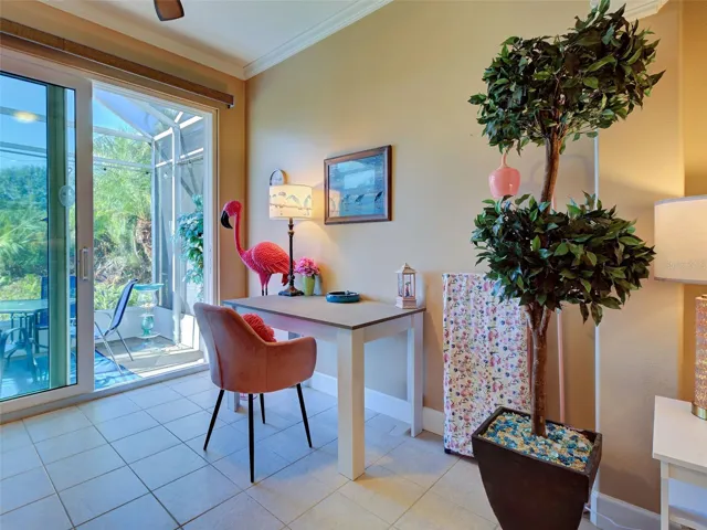 Step out onto your screened-in lanai - morning coffee and listen to the birds.