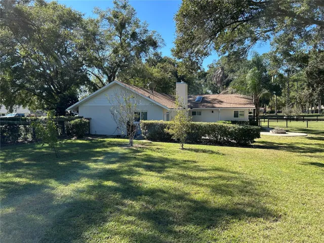 Side view of house