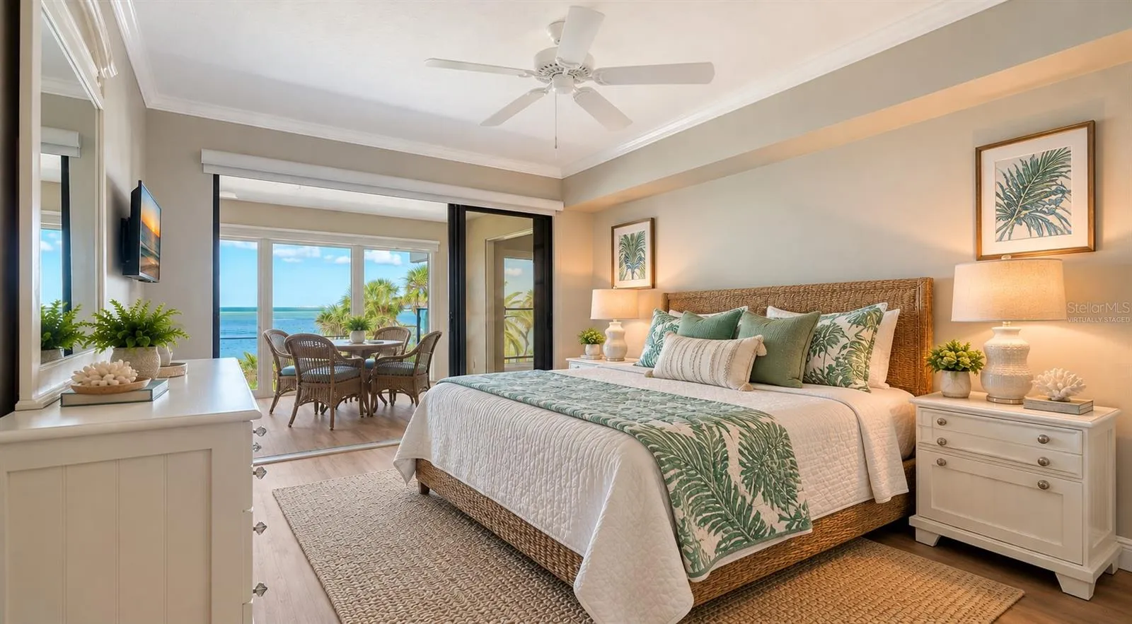 Guest Bedroom virtually staged