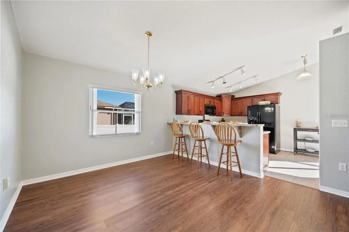 Fridge has been removed and is excluded from the sale of the property.