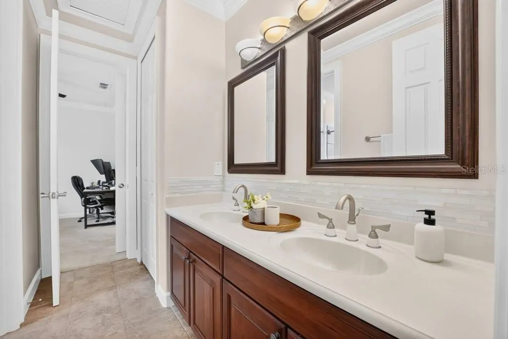 Jack-n-Jill Bathroom connecting bedrooms 2 & 3
