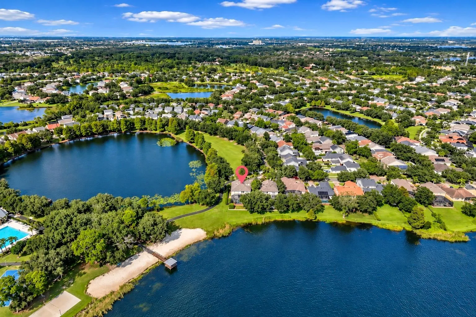 Premium lot surrounded by water with only ONE neighboring home