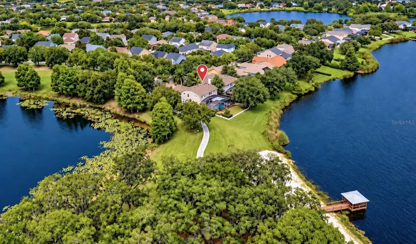 Premium homesite surrounded by water