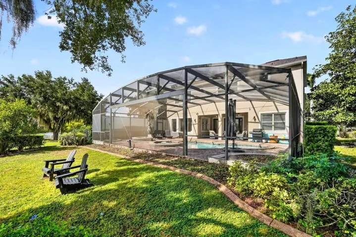 Backyard retreat that offers a front row seat to Disney's evening fireworks displays