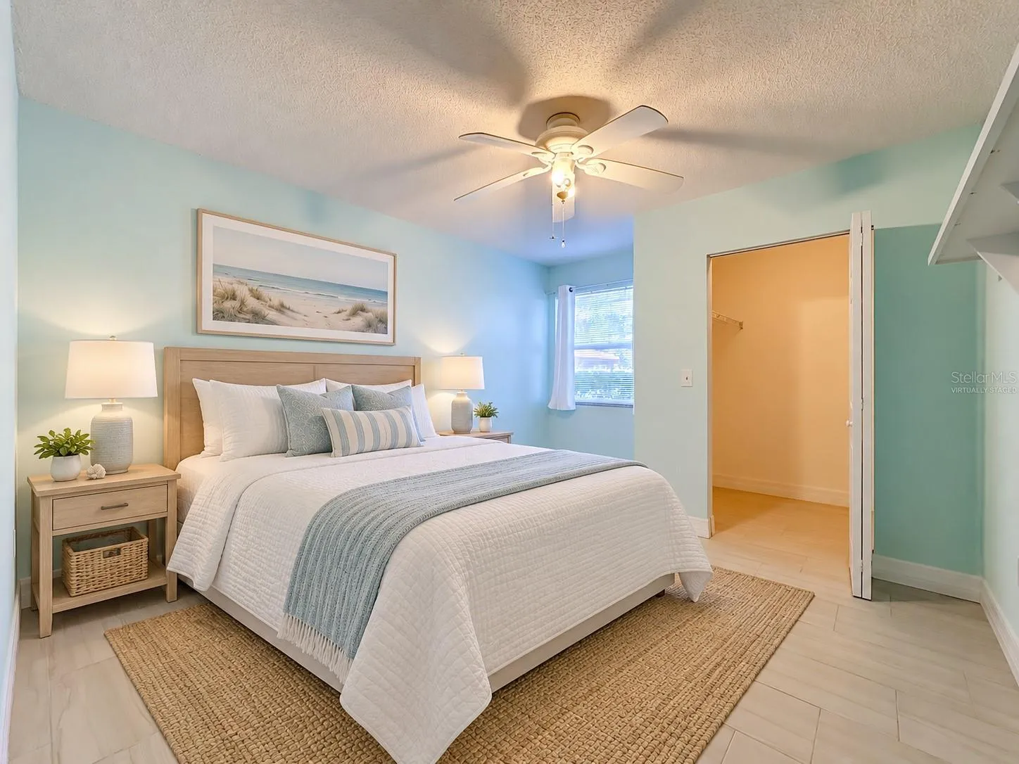 Virtually Staged Bedroom