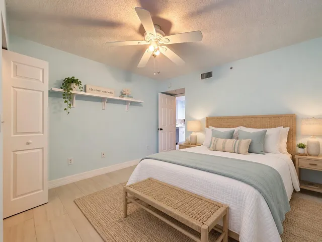 Virtually Staged Bedroom