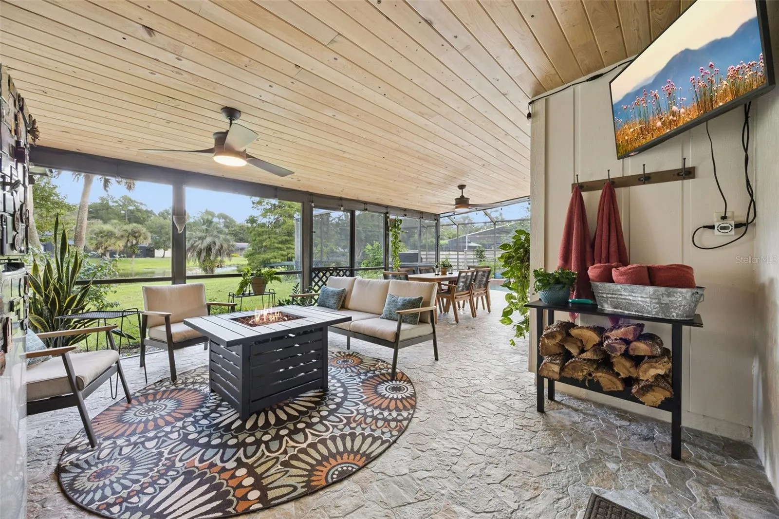 Custom patio!