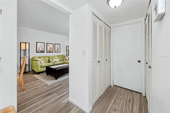 Hall from 2nd bedroom to bath and Primary