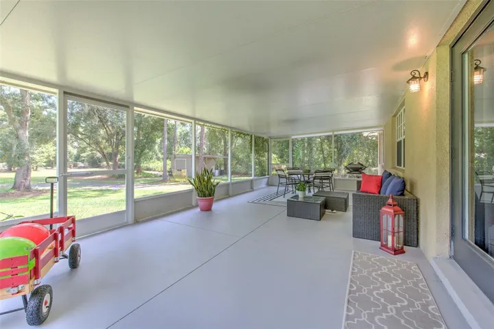 Screened-In Back Porch