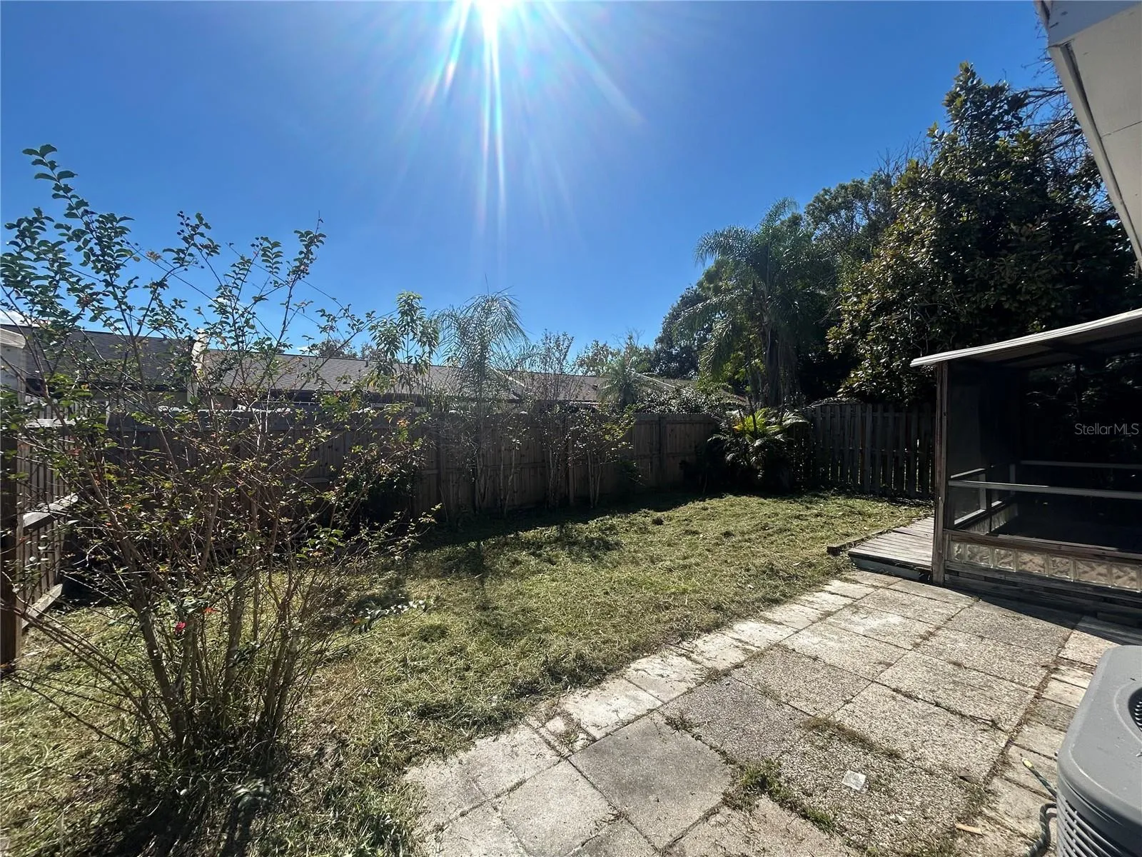 Private Fence In Yard