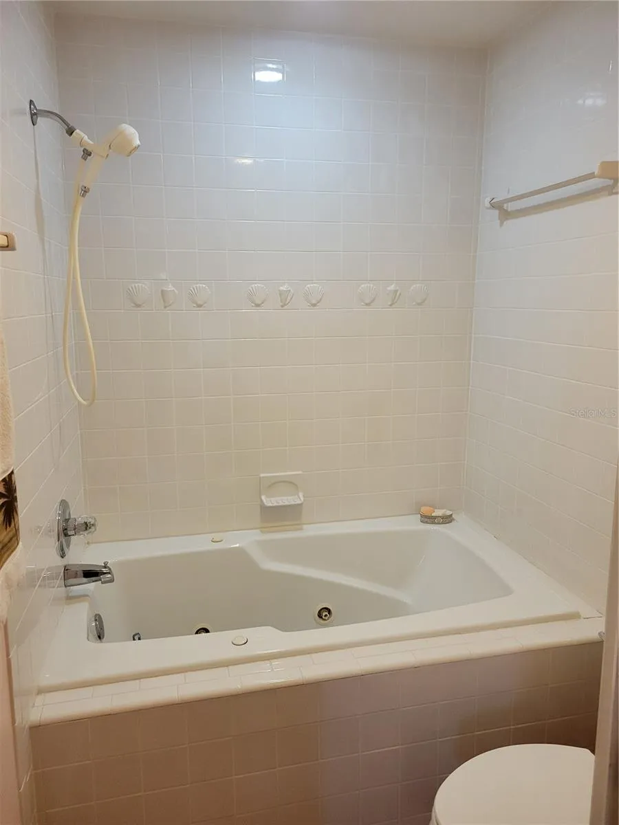 primary bath with jacuzzi tub