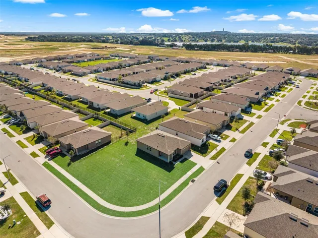 Front aerial view far