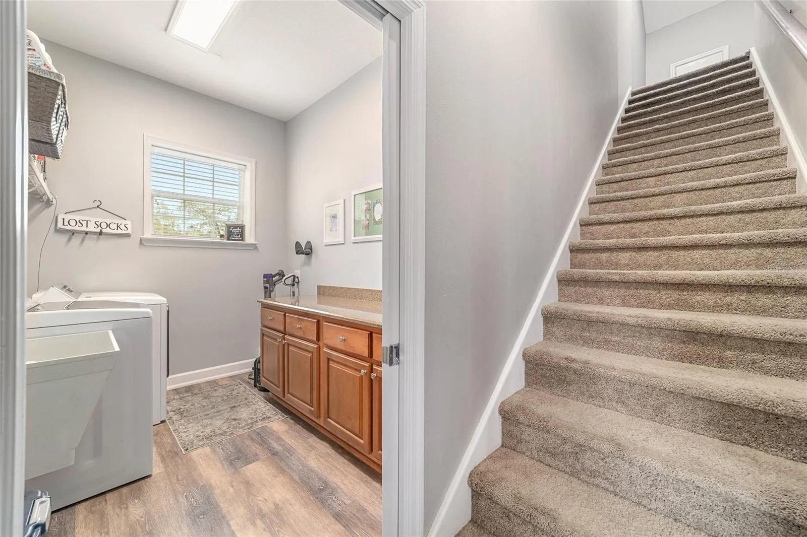 Up to the bonus room!