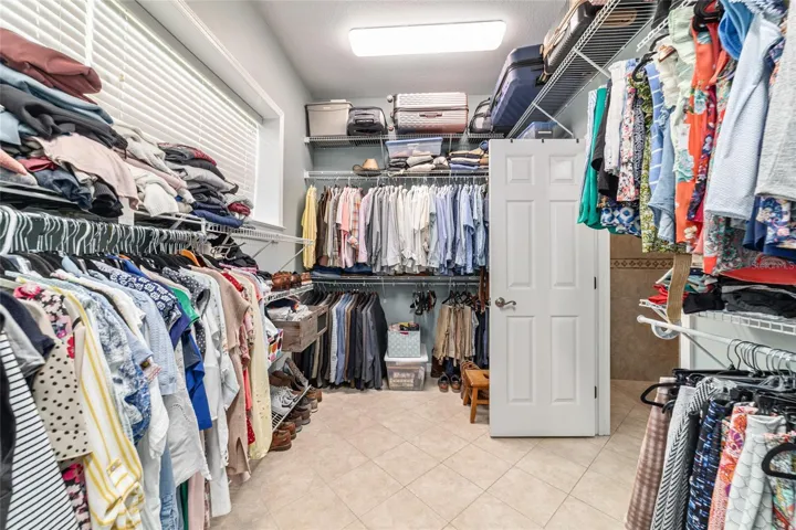 Huge Primary closet