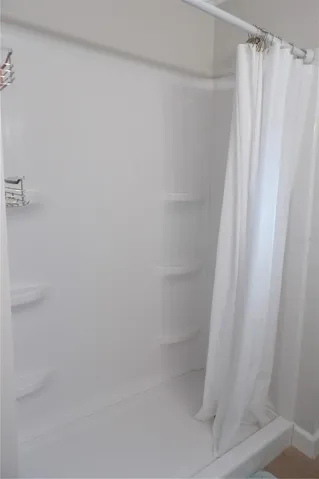 Large walk in shower