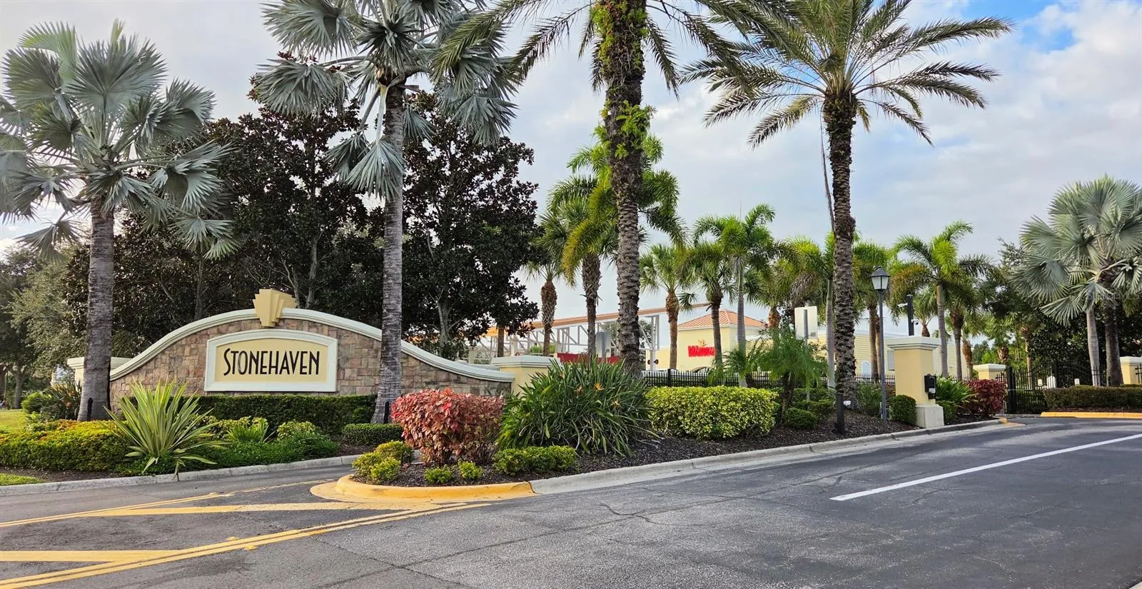 Community Entrance, security gate.