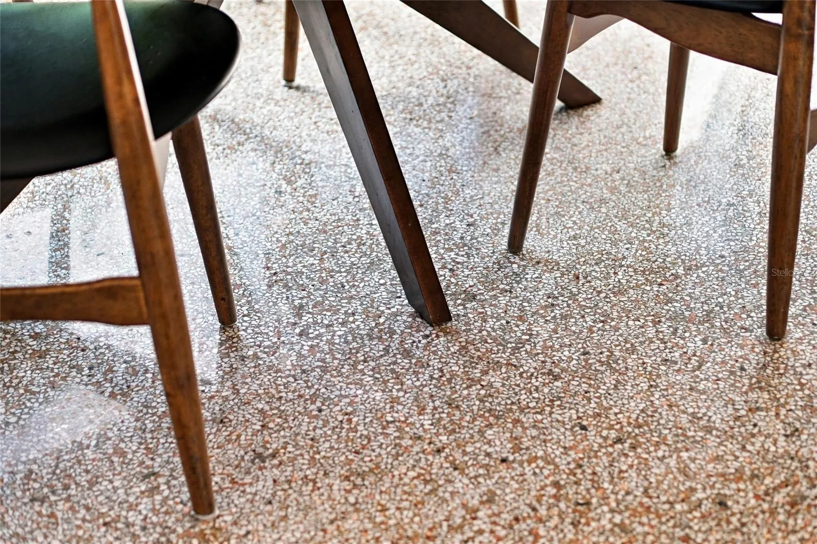 Terrazzo detail.
