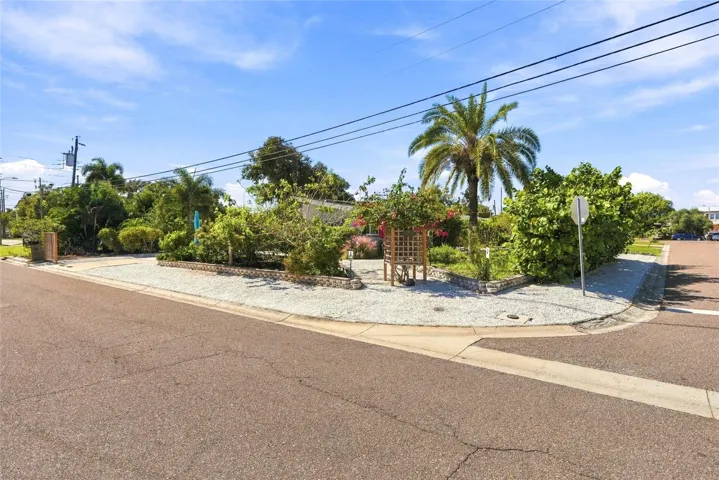 Spacious corner lot.