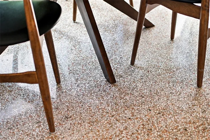 Terrazzo detail.