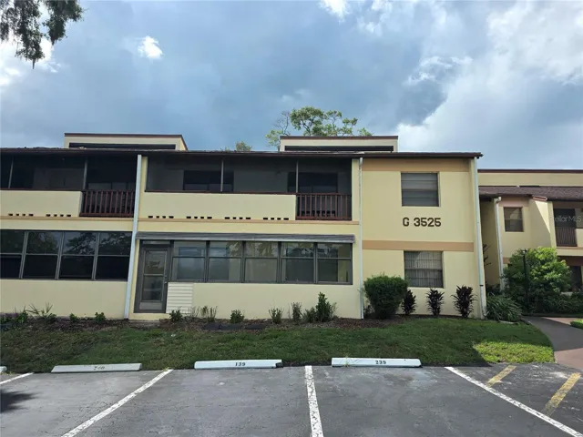 Front of Building. The unit is on the ground floor on the far right.