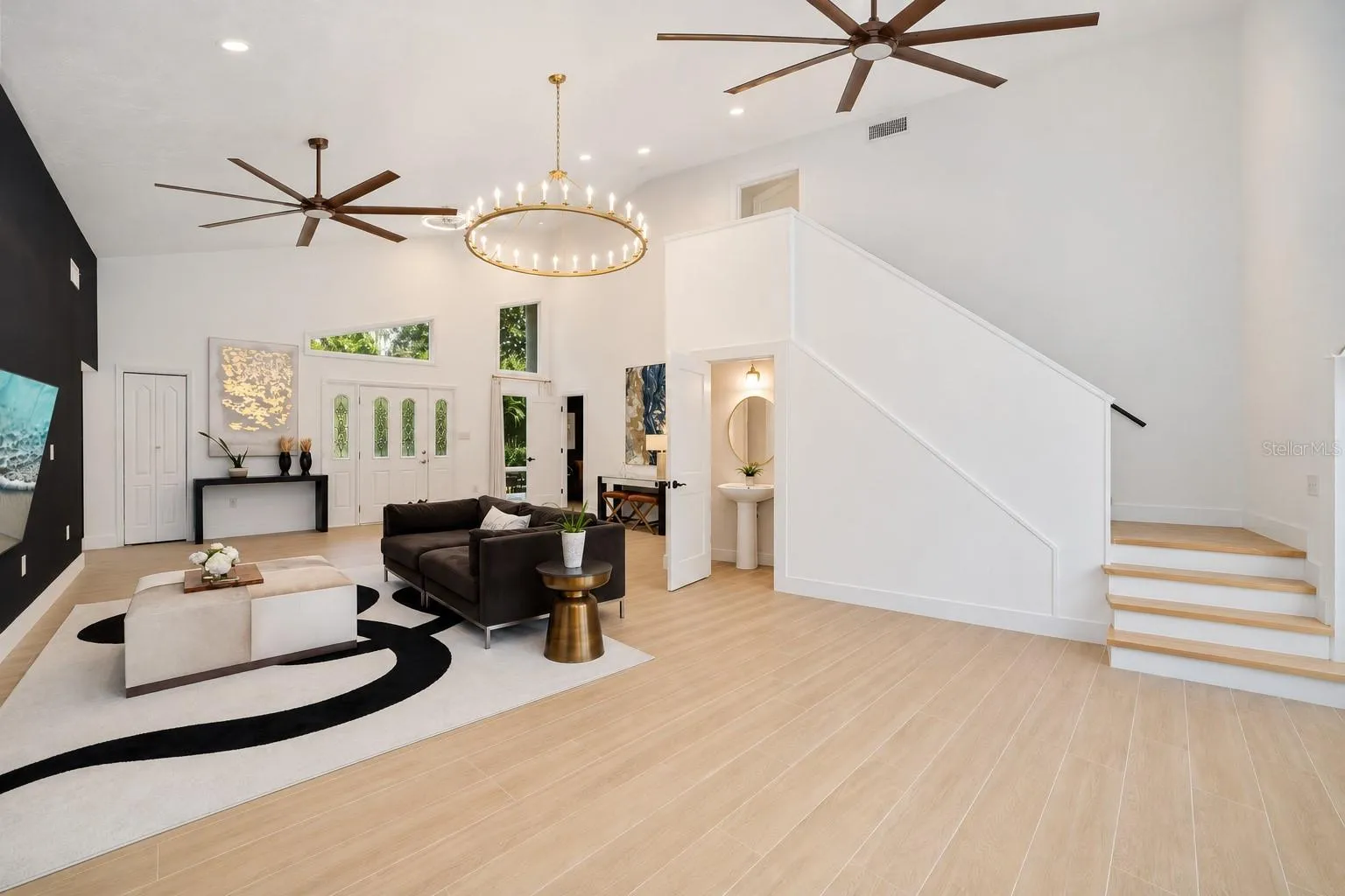 virtually renovated half-bath (Guest Bath) with Bigger Fans in Ceiling Image