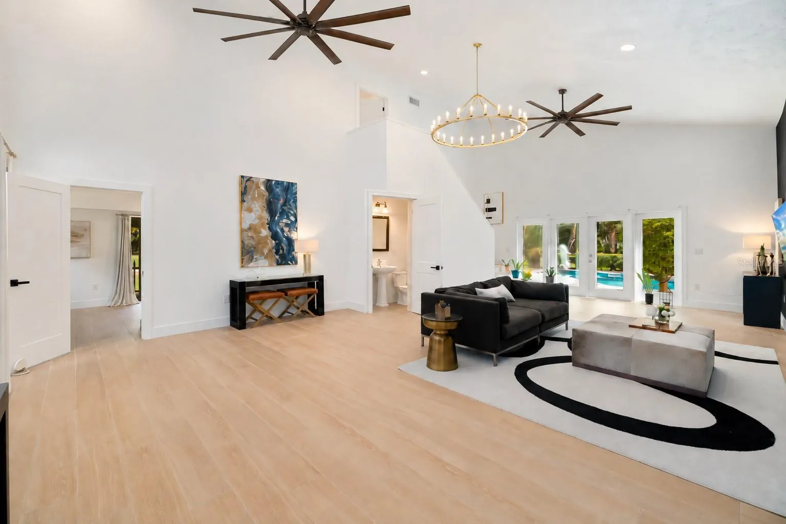 virtually renovated half-bath (Guest Bath) with Bigger Fans in Ceiling Image