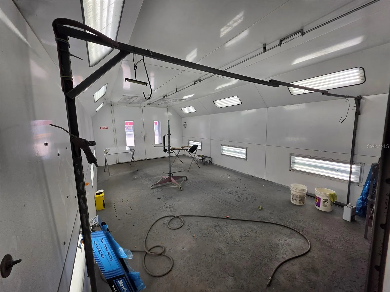 Paint booth 6