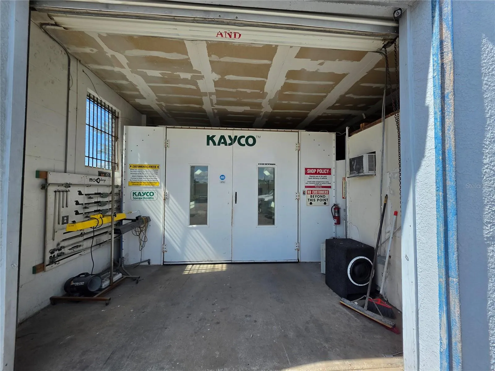 Paint booth 1
