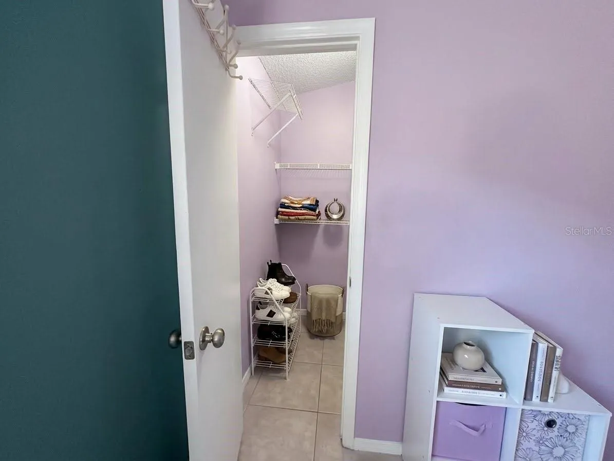 Third bedroom walk-in closet