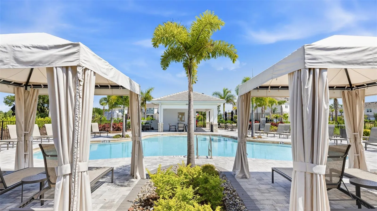 Pool cabanas