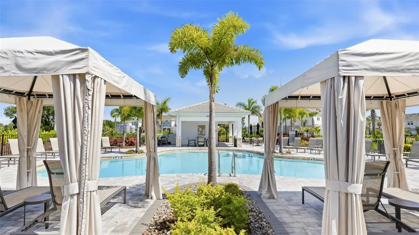 Pool cabanas