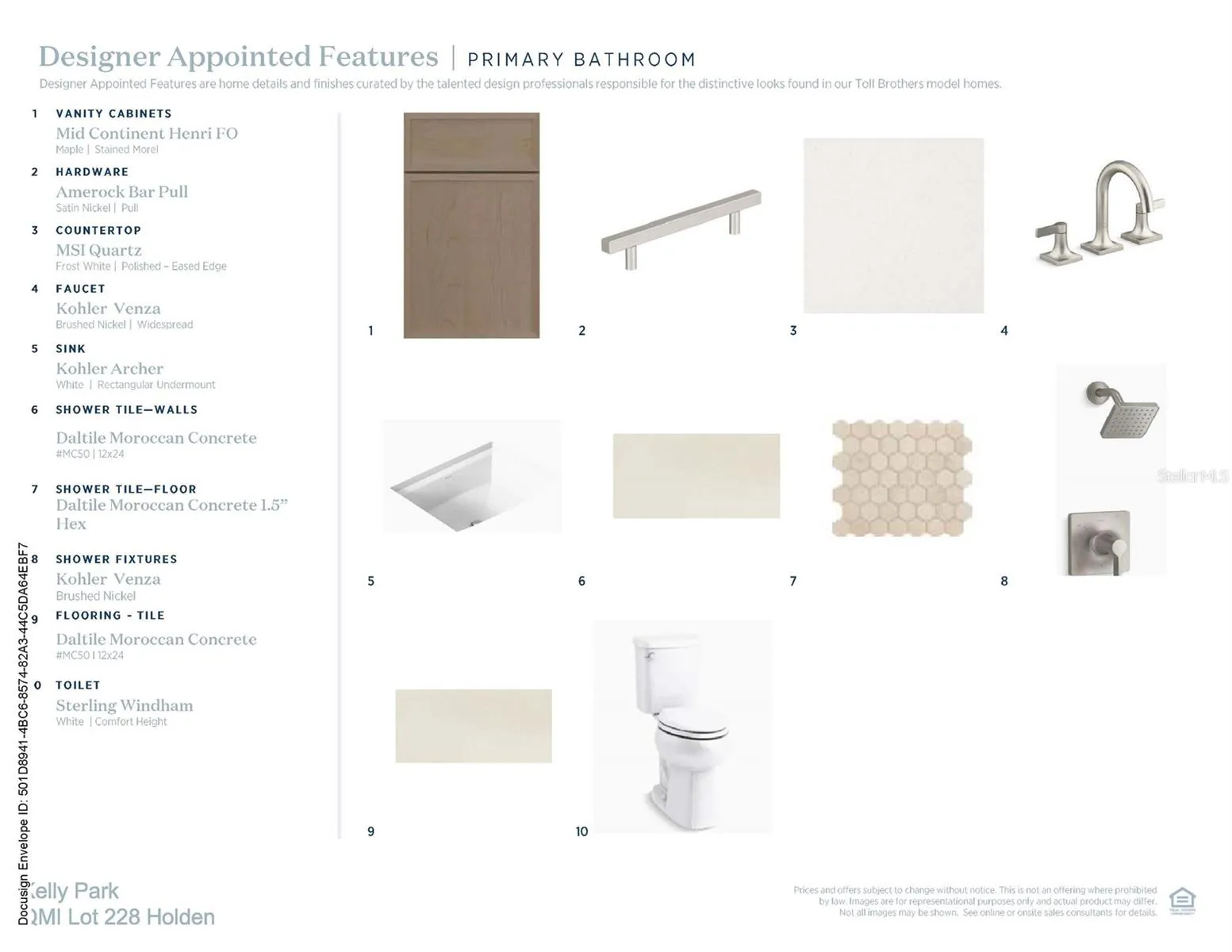 Designer-appointed features selected by our team of professional designers