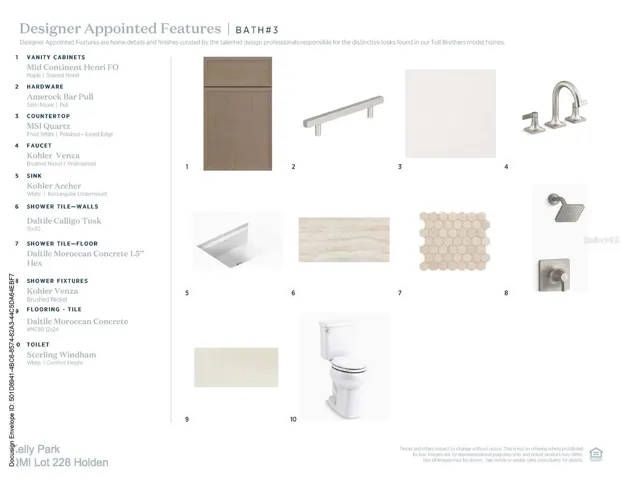 Designer-appointed features selected by our team of professional designers