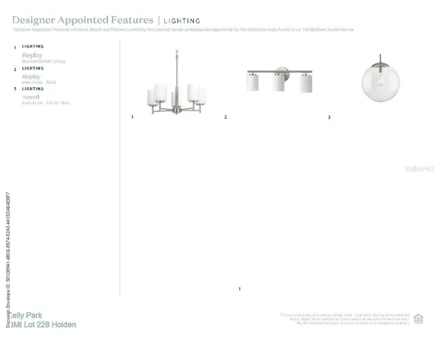 Designer-appointed features selected by our team of professional designers