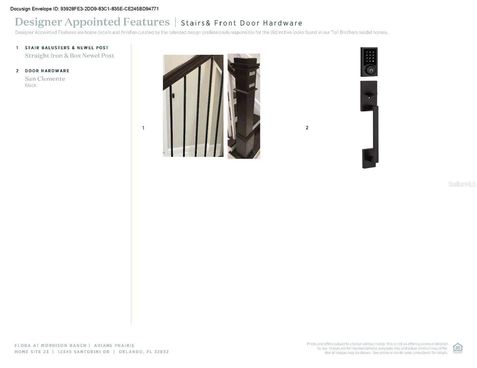 Designer-appointed features selected by our team of professional designers