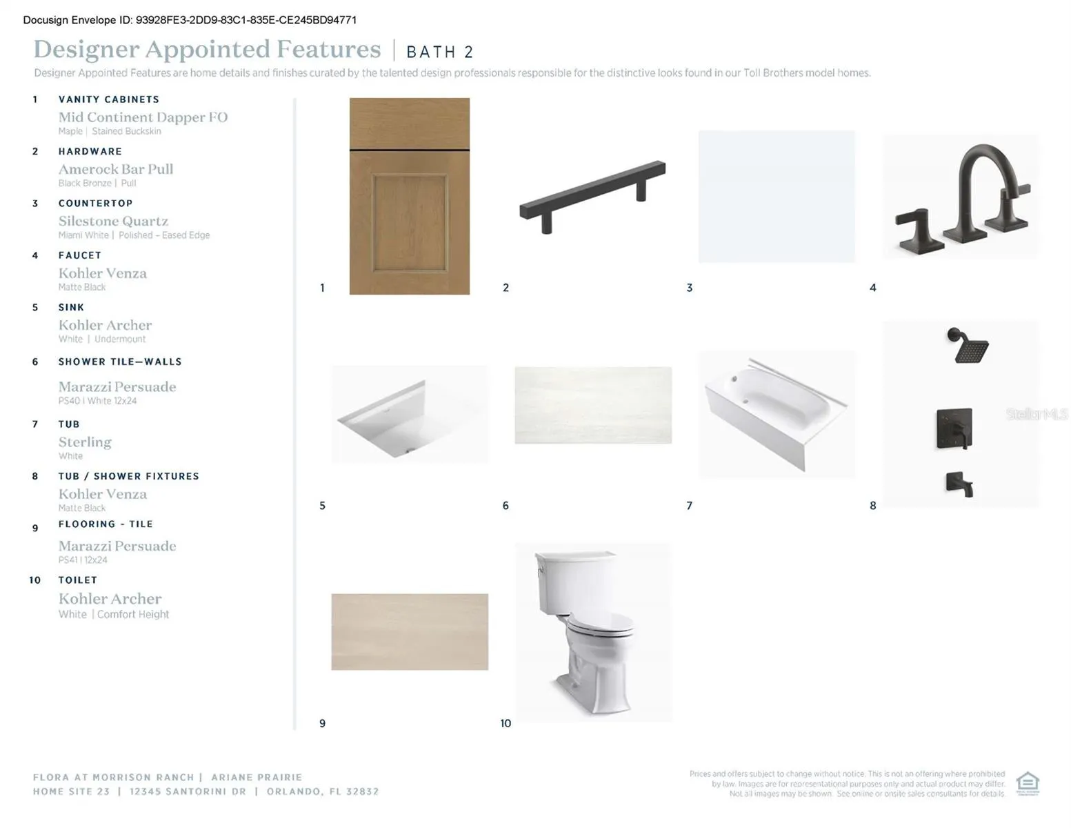 Designer-appointed features selected by our team of professional designers