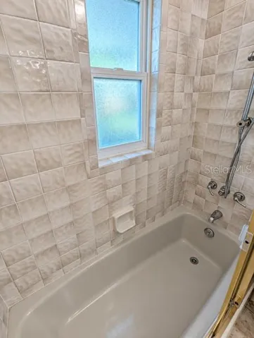 2nd Bath has tub and shower
