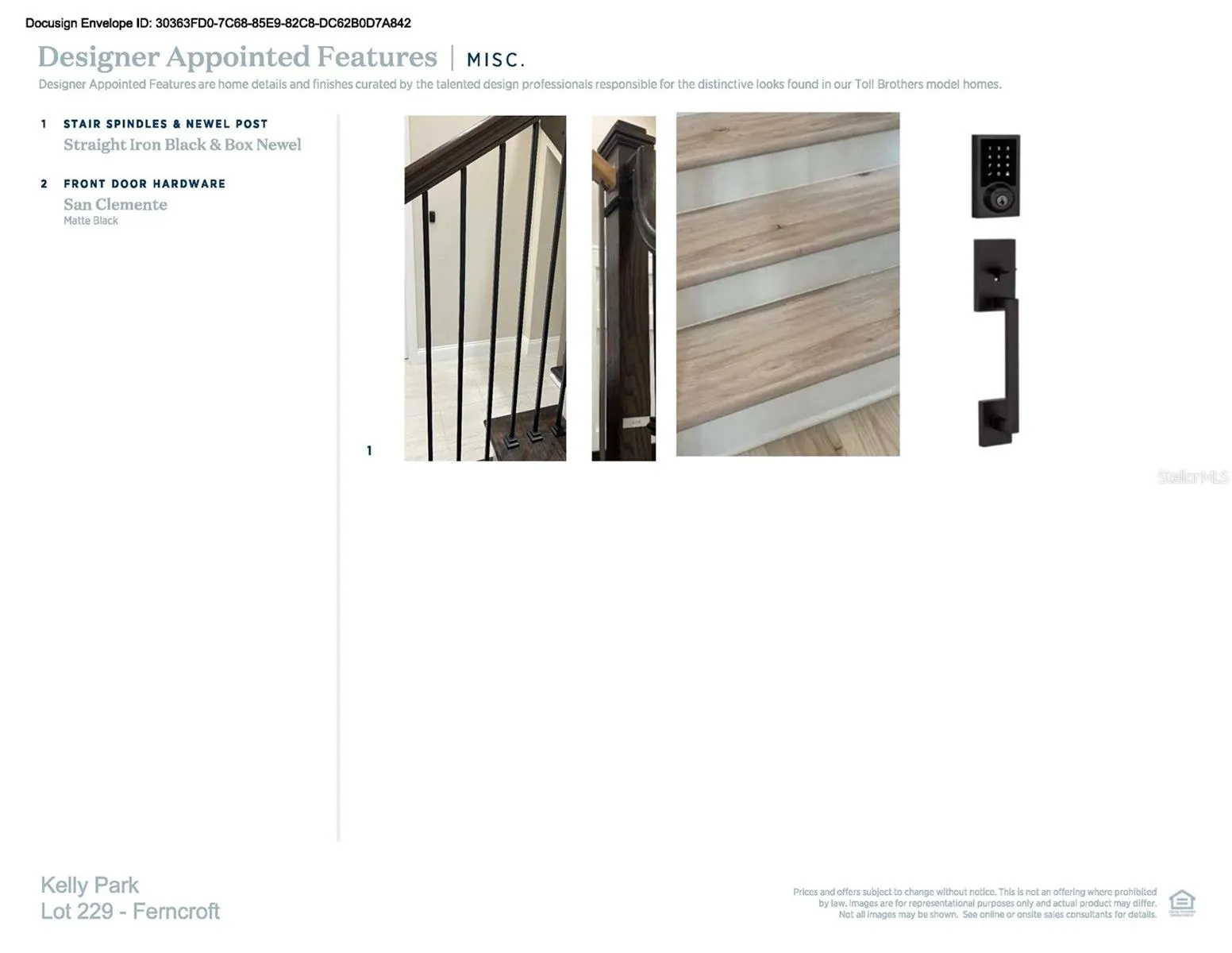 Designer-appointed features selected by our team of professional designers