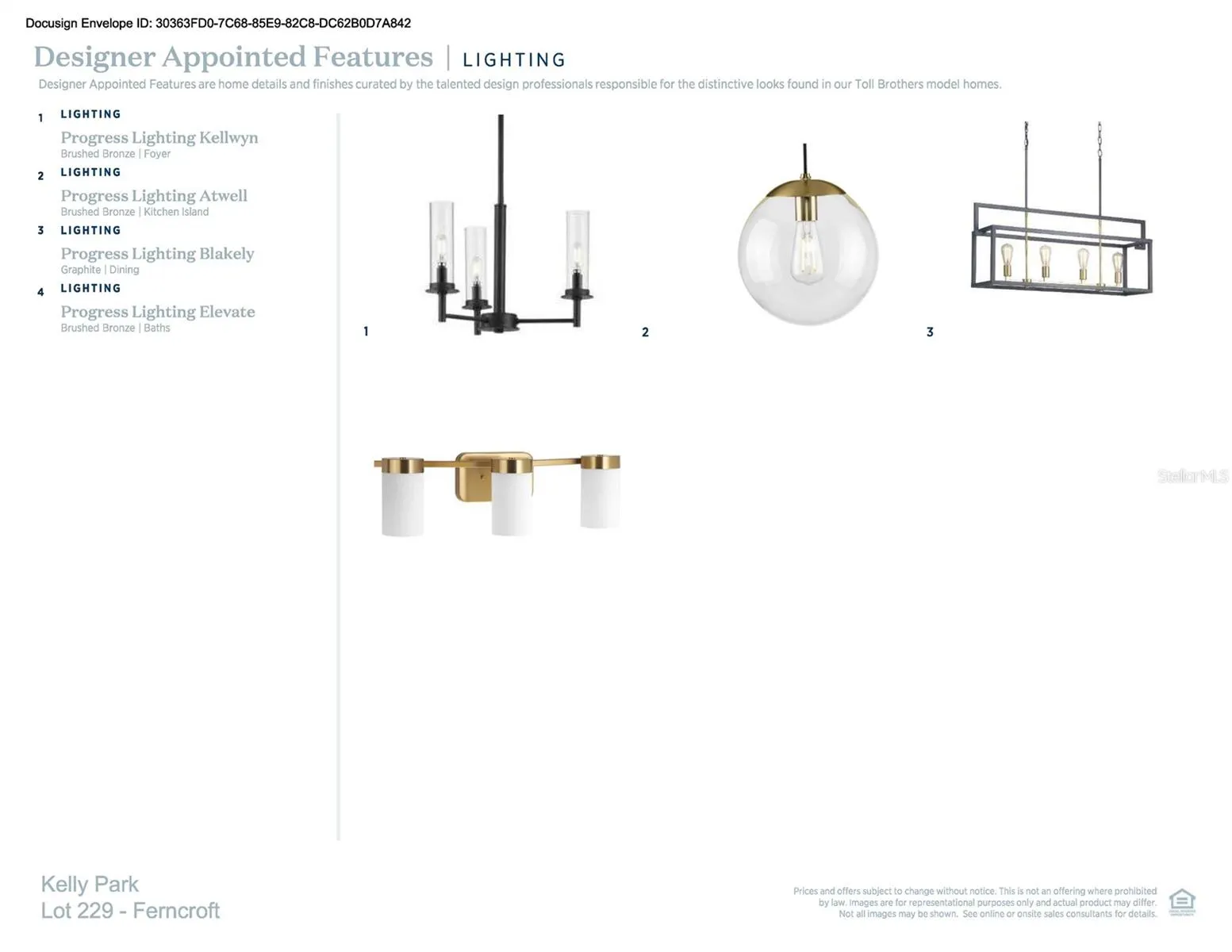 Designer-appointed features selected by our team of professional designers