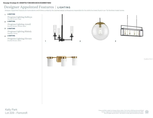 Designer-appointed features selected by our team of professional designers