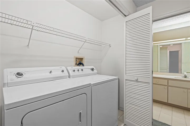 Laundry with Extra Storage