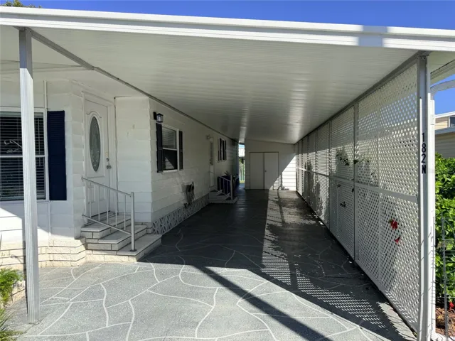 Exterior Right Carport &amp; Entry