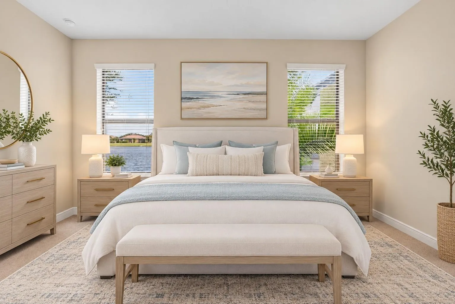 Virtual  primary bedroom