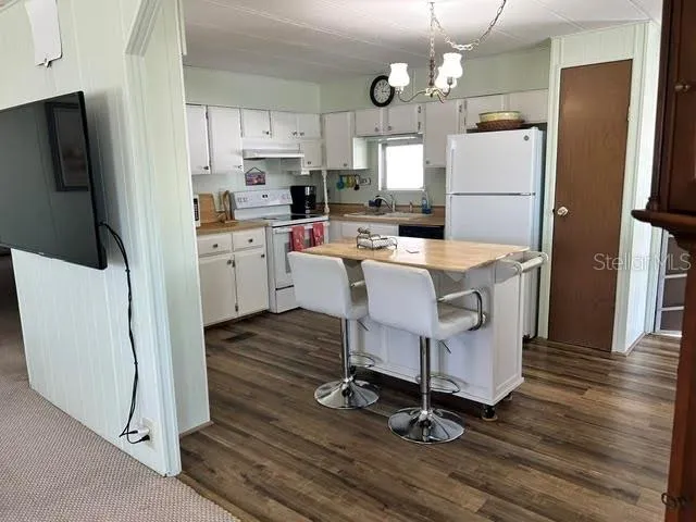 Kitchen from living room