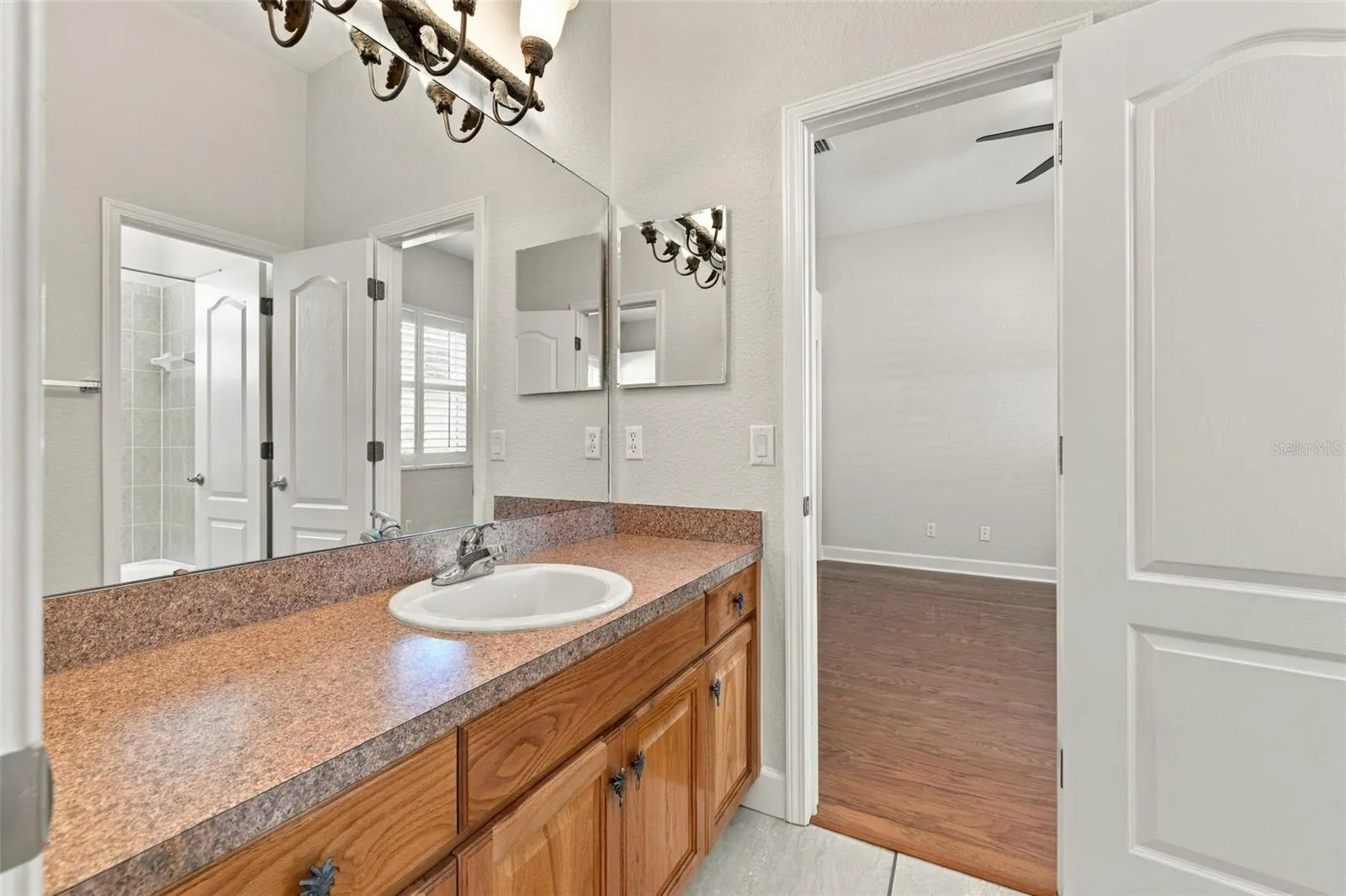 Jack N Jill Bathroom Vanity Area!