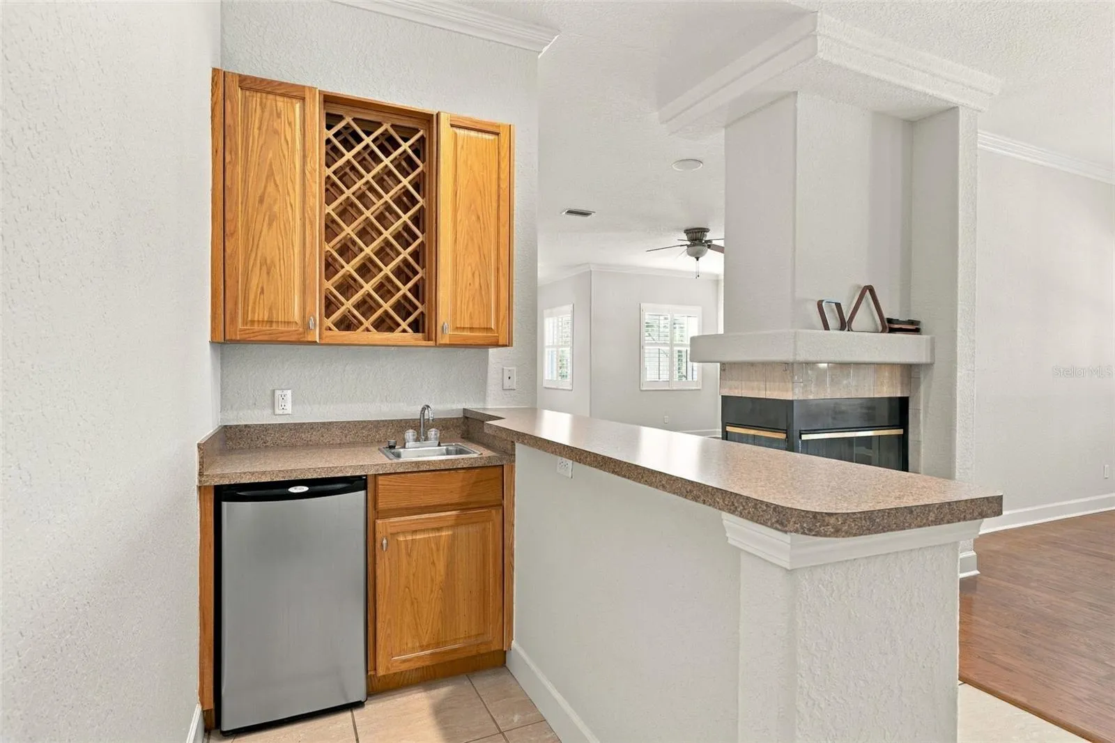 Wet Bar in Bonus Room
