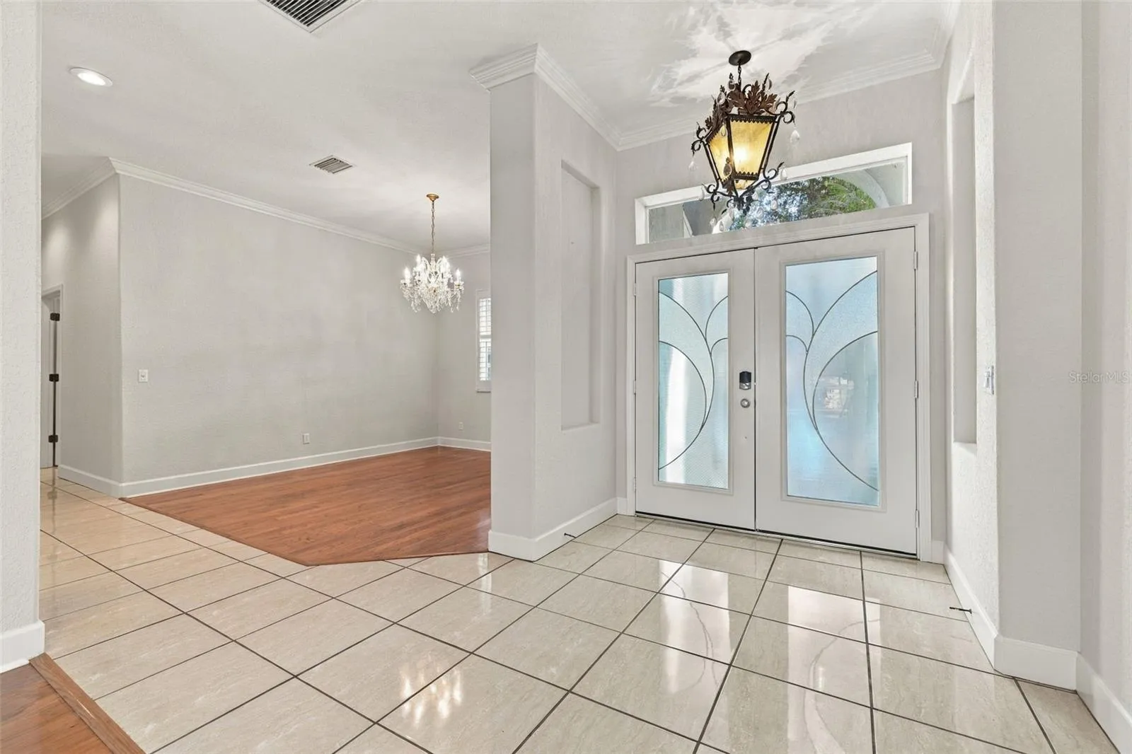 Grand Foyer Double Leaded Glass Entry! Just Stunning!