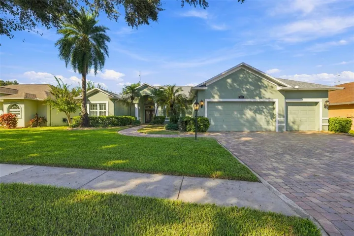 3 Car Garage is a special feature that is situated well on this almost 1/4 Acre Lot!