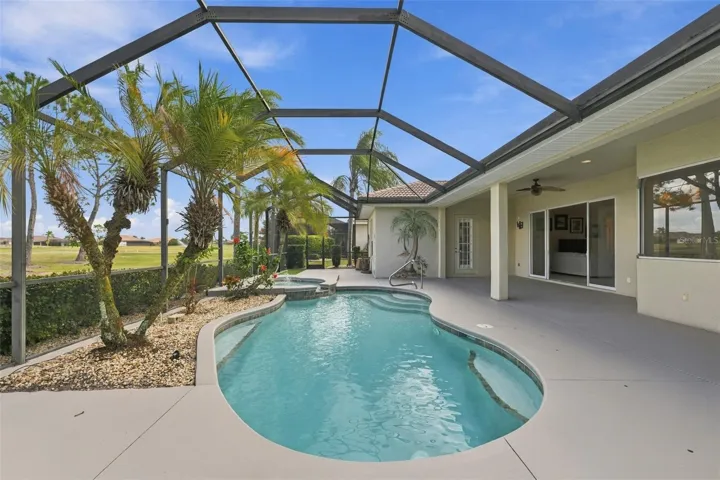A large, deep saltwater pool perfect for laps, volleyball or just floating and soaking up the sun.