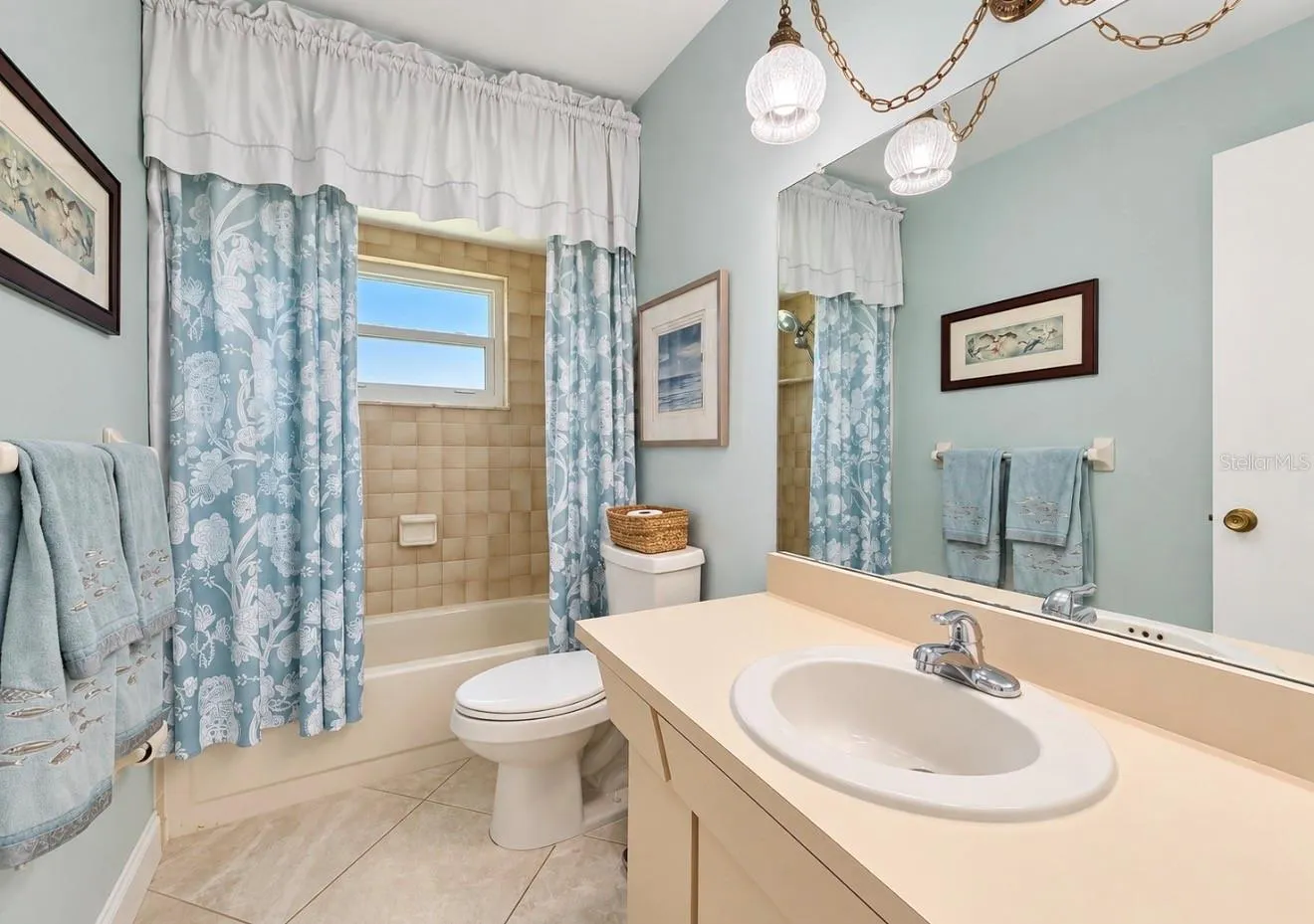 Hallway bathroom